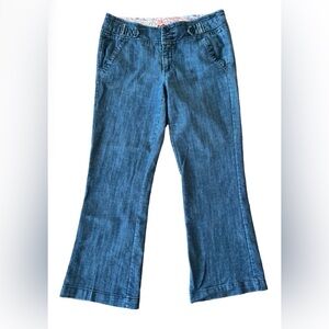 one 5 one med wsh flare trouser jns WM 14 casual denim